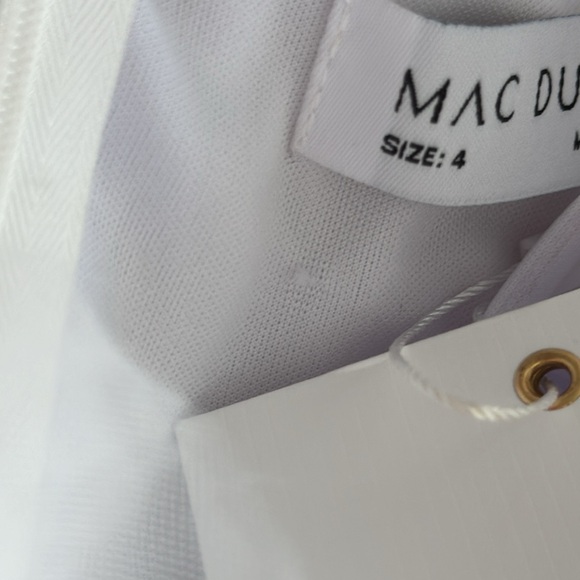 NWT Mac Duggal Tulle Flutter Ruffled V-Neck Tiered Mini Dress Size 4 - Picture 10 of 12